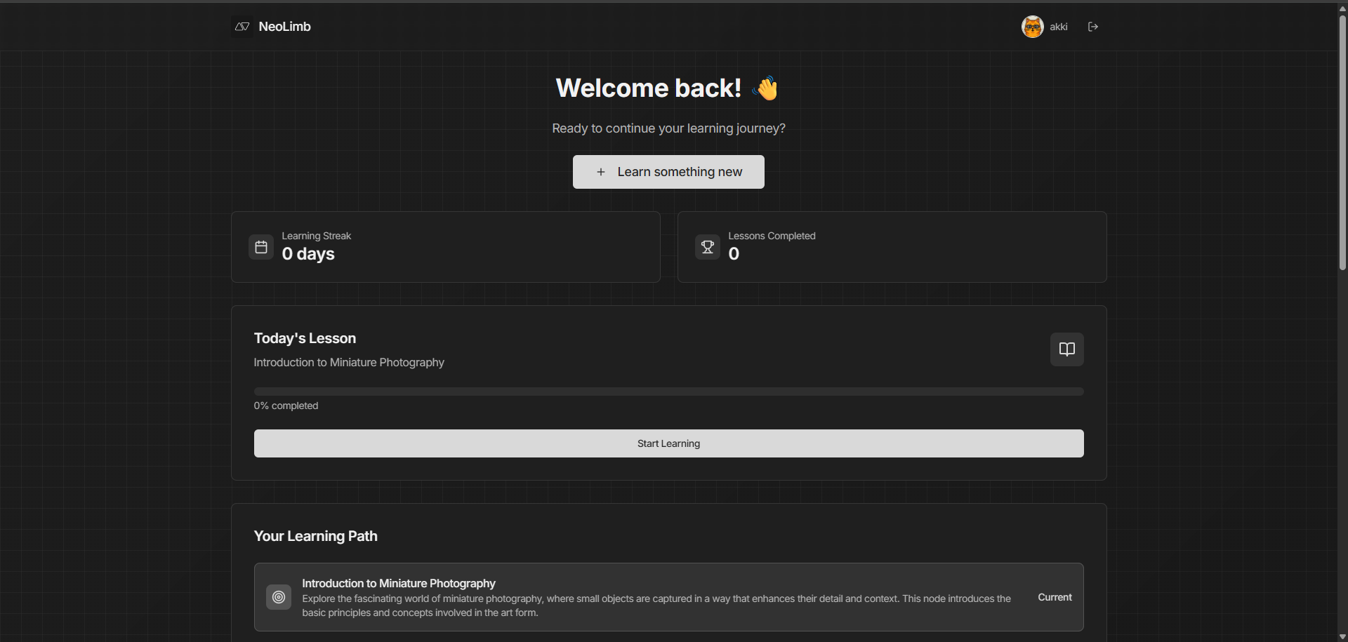 NeoLimb — Quiz interaction